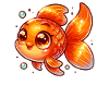 Cute Goldfish Illustration