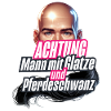 Mann mit Glatze gesucht