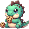 Dino Biscuit Green