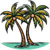 Palmen Insel