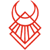 Red Egyptian Lunar Symbol