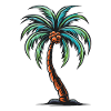 Palm Tree Holiday Icon