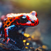 Bunter Frosch
