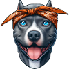 Pitbull Puppy Cartoon
