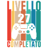 Livello 27 completato 27 anni giocatore livello 27