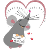 Maulwurf mit Herz