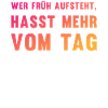 Ironischer Morgenmuffel-Spruch Geschenk