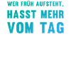 Ironischer Morgenmuffel-Spruch Geschenk