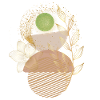abstract glod flowersn,abstract design