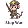 STOP WAR MONKEY