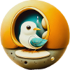 Birdelle in a sphere