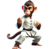 Kung Fu Meisteraffe