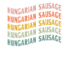 Hungarian Sausage Font