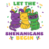 Mardi Gras Cat Carnival Costume