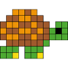 Turtle Pixel Art