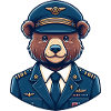 Cute Bear Pilot