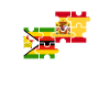 Zimbabwe Espagne Drapeau Espagnol Zimbabwéen