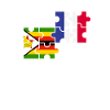 Zimbabwe France Drapeau Zimbabwéen