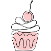 Cupcake - LineArt