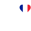 Cœur drapeau France