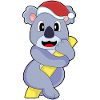 Chapeau de Père Noël Koala