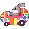 Bunny Easter Car
