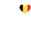 Cœur drapeau Belgique