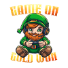 Cute Leprechaun Gamer