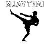 Muay Thai FIghter Illustration