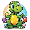 Dinosaur Easter Eggs Easter