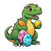 Dinosaur Easter Eggs Easter
