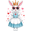 Mignon Lapins Princesse