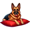 German Shepherd Cartoon