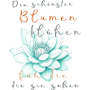 Blumen Spruch Geschenk Idee