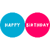HAPPY BIRTHDAY. HAPPY BIRTHDAY. ANNIVERSARY.