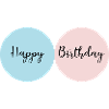 HAPPY BIRTHDAY. HAPPY BIRTHDAY. ANNIVERSARY.