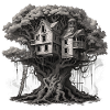 Treehouse / Treetop / Treehouse / Adventure