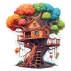 Treehouse / Treetop / Treehouse / Adventure