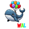 Carnival Whale Cologne Shrove Monday Balloons Funny