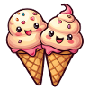 Smiling Ice Cream Creation