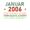 18th Birthday January Vintage 2006 Gift Idea