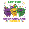 Mardi Gras Axolotl Carnival Costume