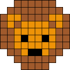 Löwe Pixel-Art