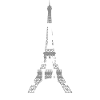 Paris Frankreich Eiffelturm Souvenir