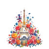 Paris France Eiffel Tower Souvenir
