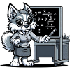 Cute Dog Teacher