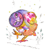 Gute Laune Eule