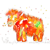 Gute Laune Moschus-Ochse