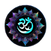 Om Lotus Neon Mandala