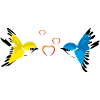 Birds Birds Love Valentine's Day